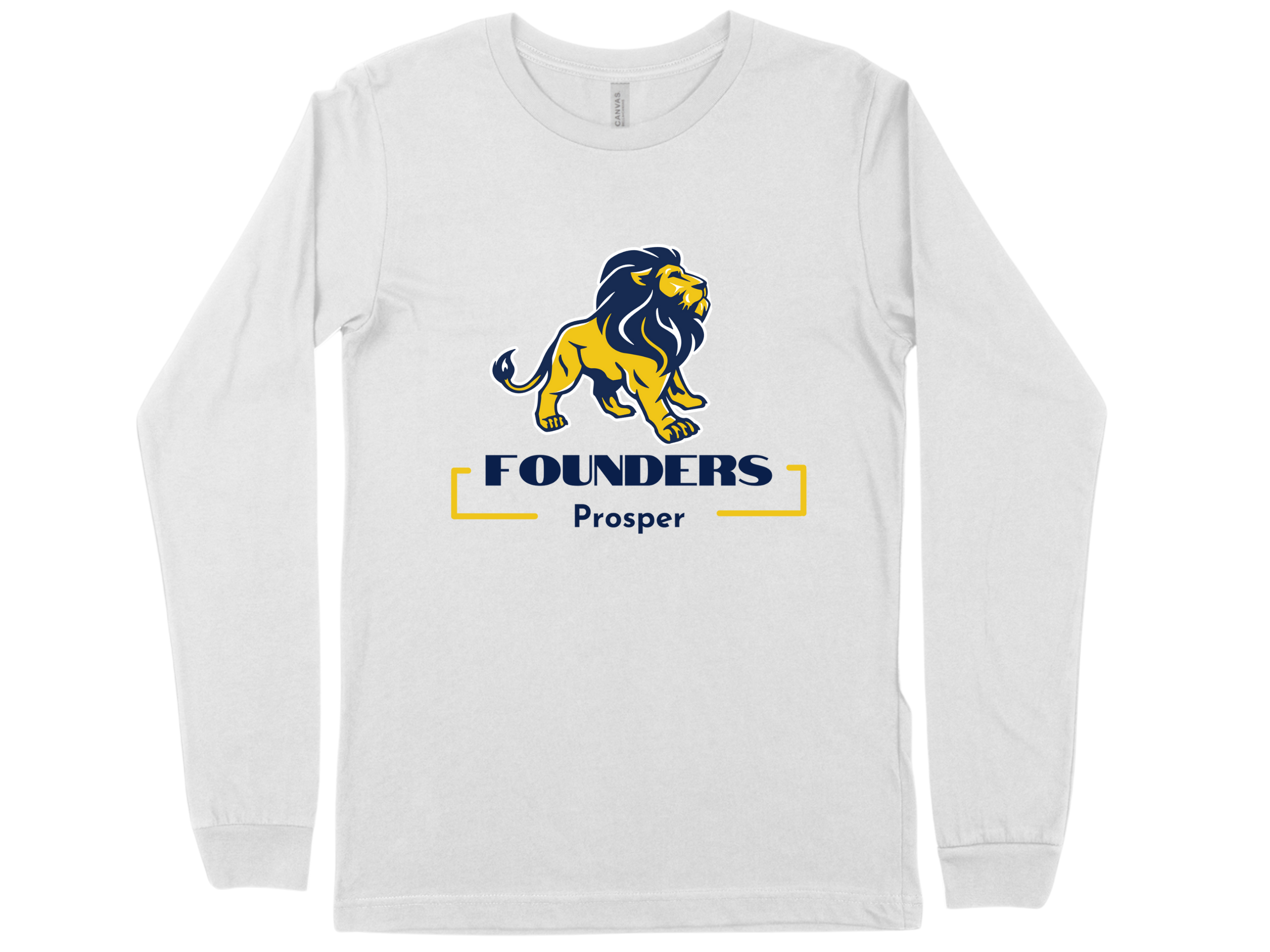 .Founders Prosper- White Long Sleeve  Main Image